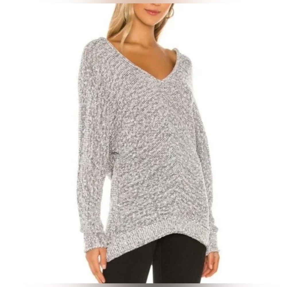 FREE PEOPLE BRIGHT LIGHTS OVERSIZED TUNIC SWEATER - Picture 3 of 11